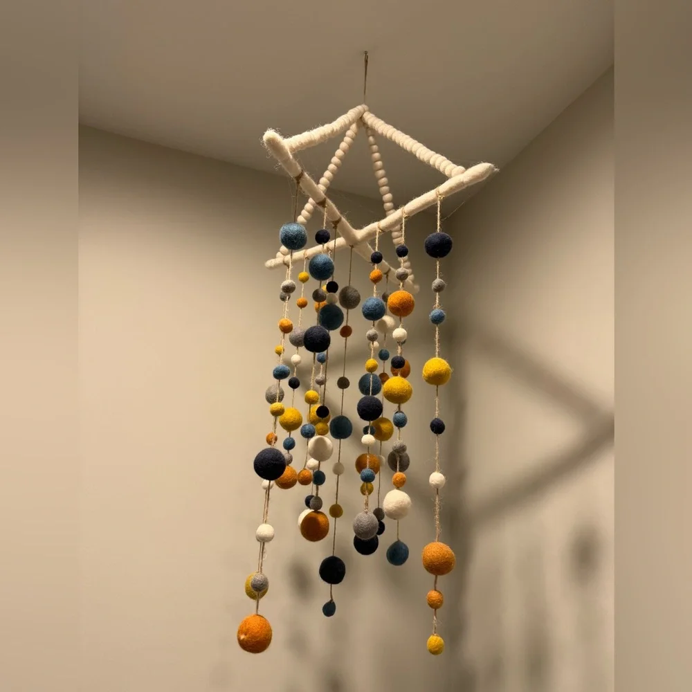 West Elm x Pottery Barn Kids Felted Pom-Pom Mobile